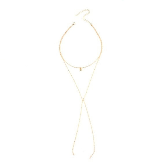 Boutique Minimalist Double Layers Choker Necklace - Picture 4 of 5